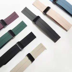 갤럭시워치3 41 45mm 디버클 자석식 실리콘밴드스트랩 BwV5+9Hkx