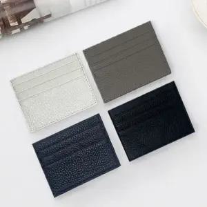 슬림한 소가죽지갑 포켓 카드지갑 4컬러 소가죽지갑 남자카드지갑 여자카드지갑