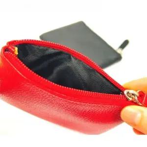 심플 무지 동전 지갑 여성용 카드지갑 PU가죽 할머니 손지갑