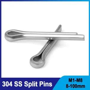 호환  304 스테인리스 스틸 코터 핀 GB91 304 SS U핀 금속 샤프트 잠금 고정 스플릿 핀 M1 M1.2 M1.5 M1.6