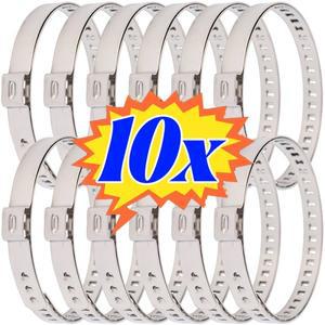 1~10세트 자동차 범용 CV 조인트 부트 클램프 키트 스테인리스 스틸 조절식 액슬 파이프 고정 클립 드라이