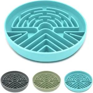 대형 및 소형 반려동물을 위한 레시피 슬로우 피더 개 볼 미끄럼 방지 베이스가 있는 질식 퍼즐 사료 핥기