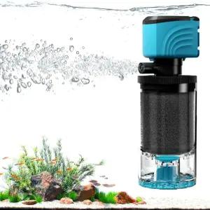 아울로피 잠수식 수족관 필터 피시 가드가 장착된 업그레이드된 50-150갤런 어항 거북이 수조용 450GPH