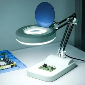 LED 확대경 스탠드 조각 고화질 작업용 식별 산업용