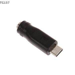 1PC DC 암 잭 - USB 타입 C 수 커넥터 전원 어댑터 변환기 5.5x2.1mm