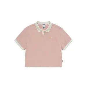 내셔널지오그래픽 키즈 NATIONAL GEOGRAPHIC KIDS K242GPL910 여아 테리 카라 반팔티 PINK 5004840302 3203