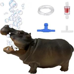 플리츠부르 어항 버블러 장식 수족관 키트(에어 스톤 펌프 포함) - 히포