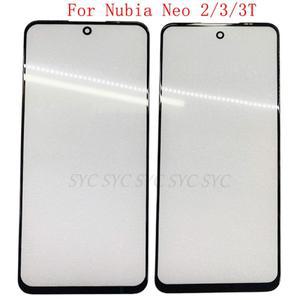 ZTE Nubia Neo 2 3 3T 유리 렌즈 수리 부품 용 OCA가있는 전면 외부 터치 패널