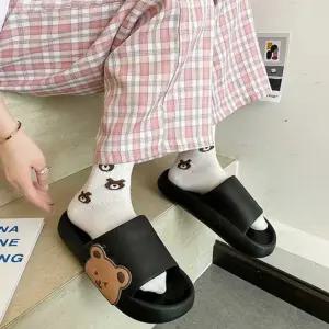 여성 사무실슬리퍼 발편한 곰돌이 슬리퍼 BSr9+3ZTu