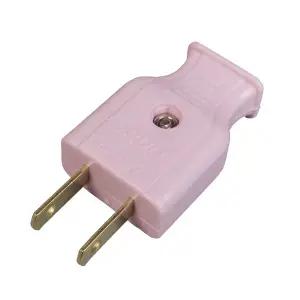 호환  미국 미국 2 플랫 핀 AC 전원 수 플 암 소켓 콘센트 어댑터 와이어 연장 코드 플 어댑터