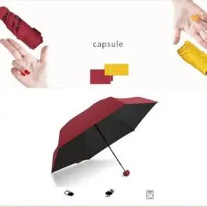 [패션] 초경량 초소형 암막 자외선 우산 투광제로 수동 양산 미니 접이식