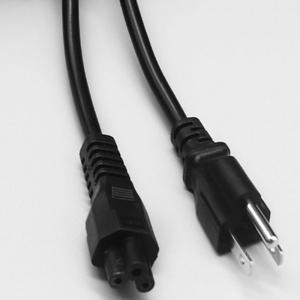 미국 플러그 전원 코드 3 핀 프롱 C5 클로버리프 케이블 1.2m 4ft AC 어댑터 노트북