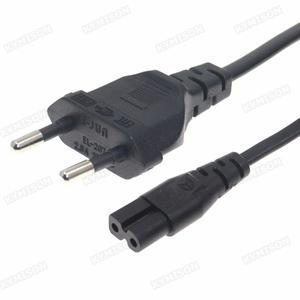 EU Schuko CEE7/16 플러그 - 2 슬롯 편광 그림 8 AC 어댑터 전원 코드 IEC320 C7 대한 유럽 1.8M
