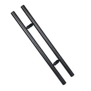 현관문손잡이 강화도어 손잡이 마주 밴딩 스텐 강화유리문