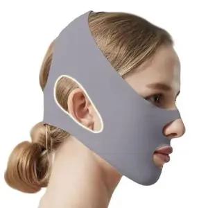 입벌림방지 얼굴 마스크 압박 무봉제 리프팅 미용 뷰티 밴드