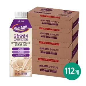 위스펙트 균형영양식 어르신 영양보충 식사대용 단백질 235ml X 112입(4박스)