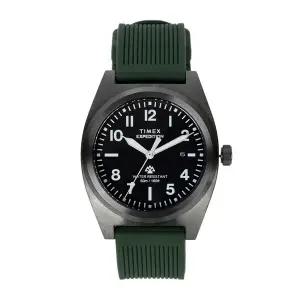 25FW 블랙 카키 익스페디션 캡스톤 실리콘 스트랩 39mm 손목 시계 TW2Y18000