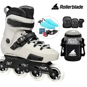 롤러블레이드 성인 인라인 스케이트 트위스터 90R+가방+보호대 롤러브레이드 성인용 FSK 신발항균건조기 휠