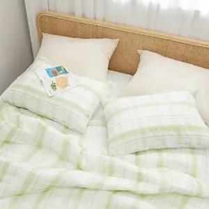 이불세트 여름간절기이불세트 이불패드세트SS 올리브 그린 여름이불
