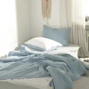 이불패드세트 60수 고밀도 여름 냉감이불패드세트 KK 블루 순면이불세트