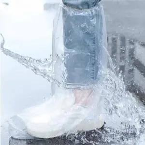 (색상 비닐장화50X39cm-10p)EA 방수 비닐신발 덧신 커버 10매 여름철 비 오는 날용