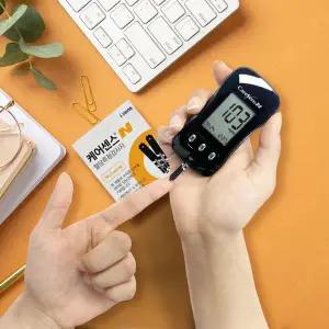 케어센스 케어센스N 혈당측정기 +시험지110매+침100+솜100