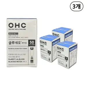 오상헬스케어 오상헬스케어 글루네오라이트 혈당시험지 50매입 3개(총150매)