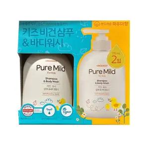 오가니스트 키즈 샴푸 앤 바디워시 715ml 2개
