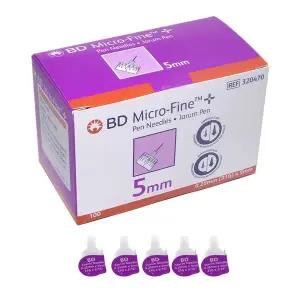 BD 벡톤디킨슨 마이크로파인 펜니들 31G 5mm 100개