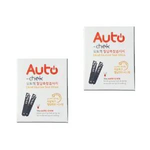 오토첵 당뇨 관리 용품 오토첵 시험지 100매 혈당 스트립 검사지 긴유효기간 공단 소모성재료