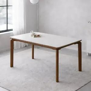 [인터데코]신혼 패밀리 추천 세라믹 4인용 식탁 (테이블) TP1137