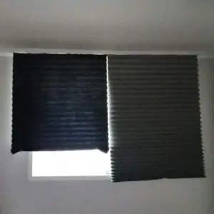 부착 붙이는 셀프 부직포 암막블라인드 블랙