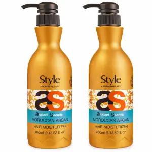 노워시 바르는 헤어팩 대용량 모로칸 트리트먼트 400ml 2개