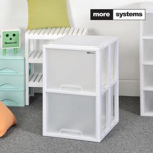모아시스템즈 클래식 하이 2단서랍장 플라스틱서랍장 수납장 정리함