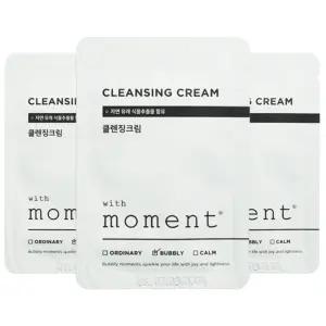 위드모먼트 일회용 클렌징크림 3ml x 1000개 여행용 휴대용 클렌징 로션 크림