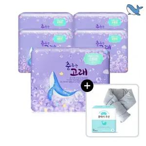 춤추는고래 대용량 생리대 오버나이트18P X 5팩 /90매