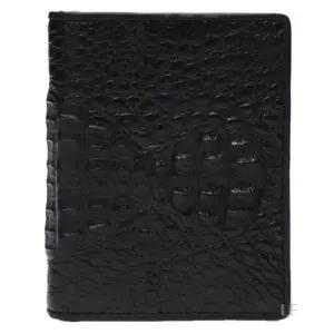 [롯데백화점]닥스 액세서리 DBWA7E712Y블랙 악어가죽 중지갑