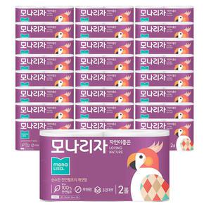 모나리자 자연이좋은 화장지 25m 2롤 x24개
