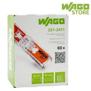 와고 전선커넥터 직결형 컨넥터 단선 연선 60개입 221-2411B
