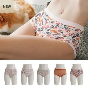 [라페어](김해점) 여우의 꿈 인견 나염 팬티 5종 컬렉션 LWWFW244