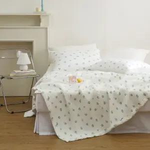 플로라 피오니 세미마이크로 먼지없는 이불 겸 스프레드 SS/Q/K