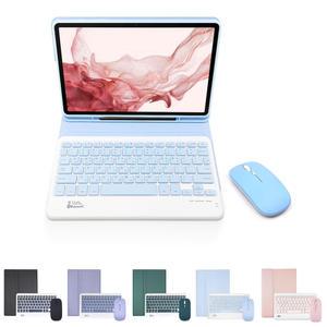 삼성 갤럭시탭 S7 S8 공용 콤비 북커버 케이스 블루투스 키보드 마우스 패키지 S펜수납 t870 x700