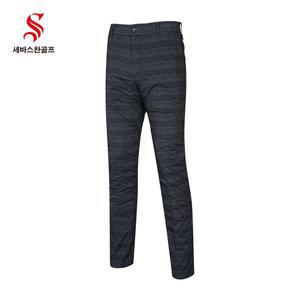 [세바스찬골프][세바스찬] 세바스찬골프 22FW 남성 글렌체크 패턴 패딩 팬츠 H52 골프웨어