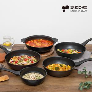 키친아트 블랙 프라이팬 궁중팬 사이즈별 골라담기 (택3)