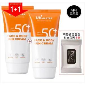 [롯데백화점]토니모리 (1+1) 페이스&바디 워터프루프 선크림(클렌징티슈 증정)