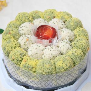 [떡집닷컴]영양 떡케익 1호 (1.1kg) / 떡집닷컴 / 떡 / 떡선물 / 부모님 / 영전 / 어린이집