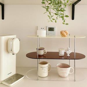 아크릴 화장품 향수 진열 다용도 인테리어 3단 수납 선반