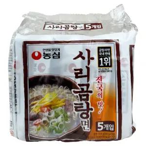 농심 사리곰탕면 봉지라면 110g 5개입 8팩 멀티팩