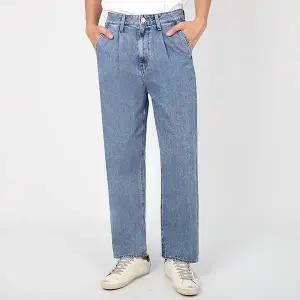 [게스] 남성 청바지 핀턱 테이퍼드 미디엄블루 MM3D6173