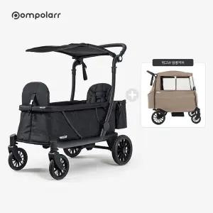 [폼포라]위고웨건W 절충형 유아웨건 + 방풍커버